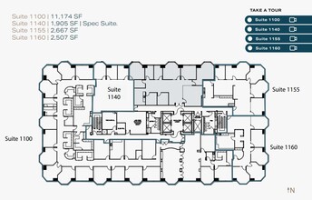 550 W C St, San Diego, CA à louer Plan d’étage- Image 1 de 1