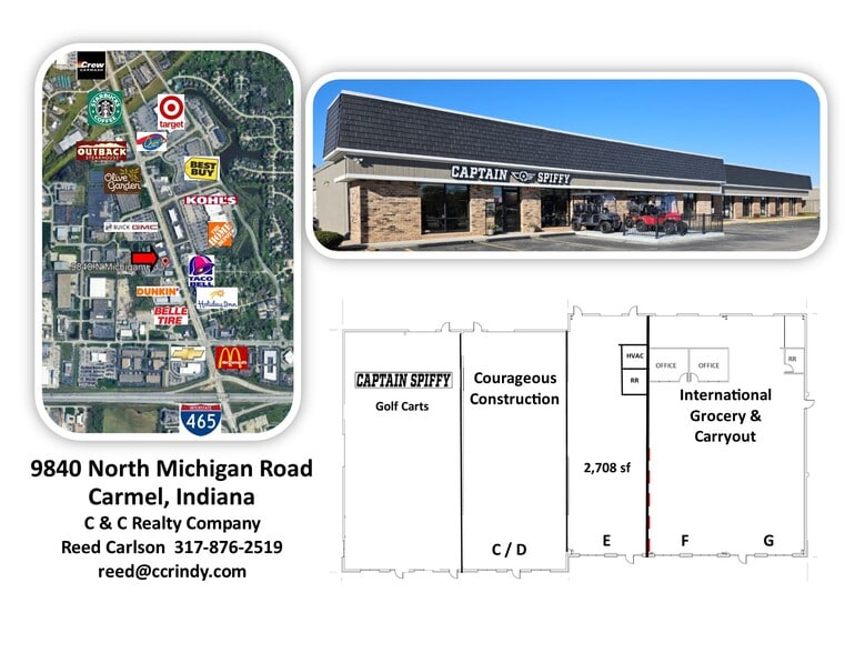 9830 N Michigan Rd, Carmel, IN for lease - Building Photo - Image 1 of 24