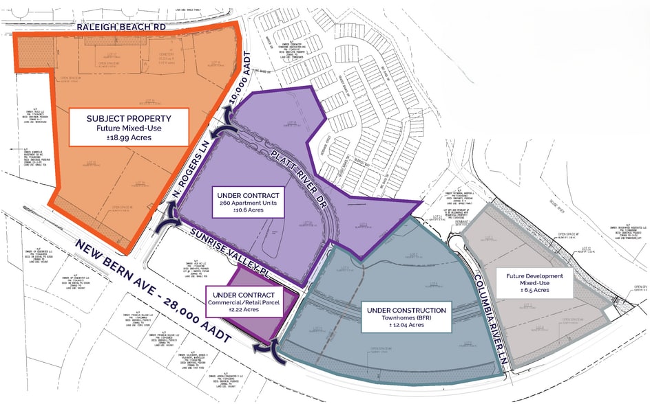 5000 Raleigh Beach, Raleigh, NC à vendre - Plan de site - Image 2 de 2