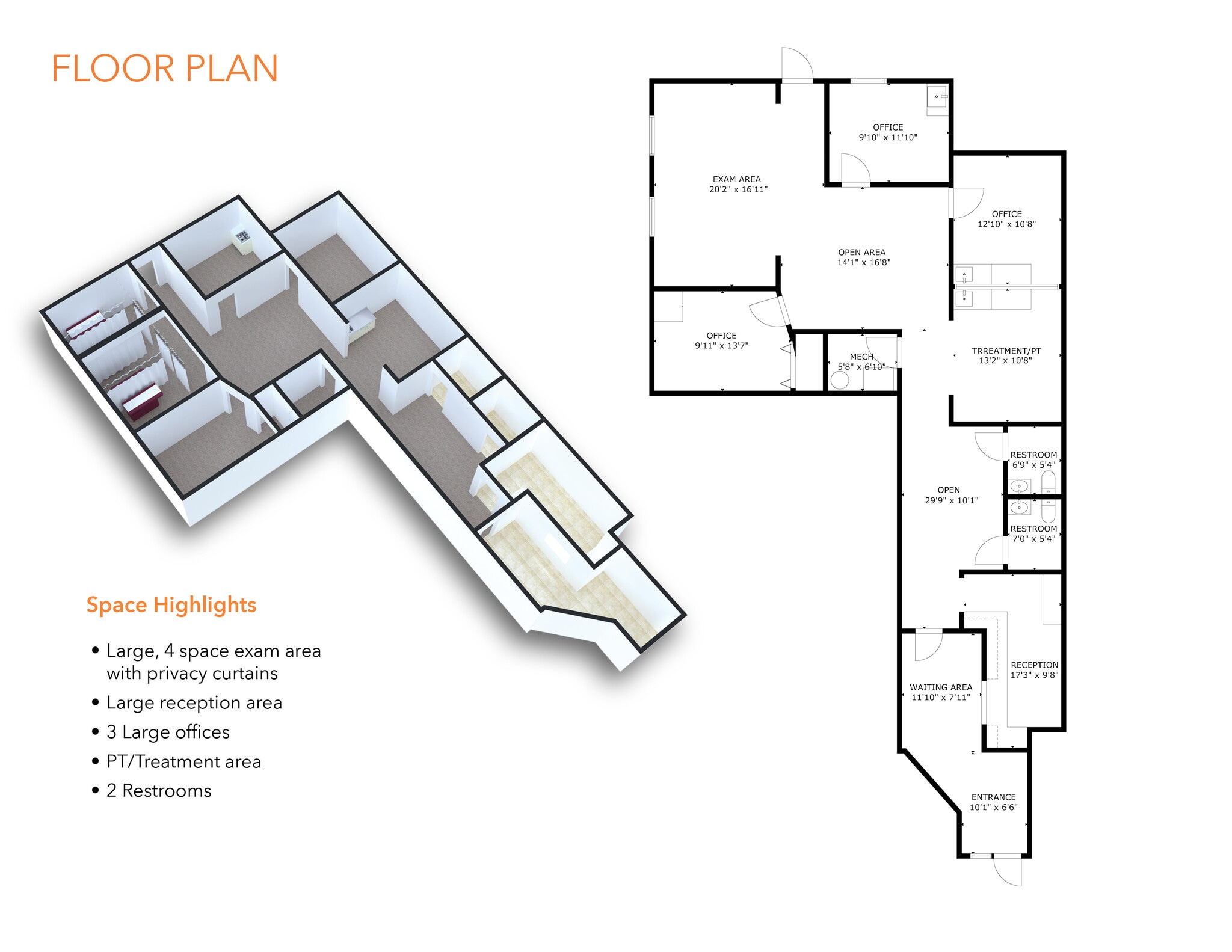 8809 Commodity Cir, Orlando, FL for lease Floor Plan- Image 1 of 10