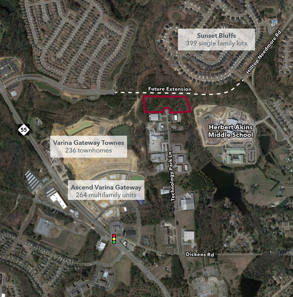 228,229,232,233 Technology Park Ln, Fuquay Varina, NC for sale - Building Photo - Image 1 of 4