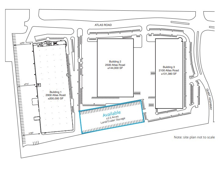 2900 Atlas Rd, Richmond, CA for lease - Site Plan - Image 2 of 2