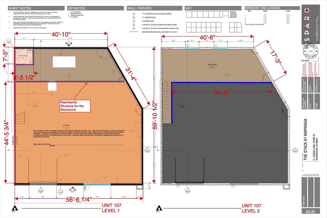 1150 Larson ln, Henderson, NV 89044 - Unité 107 -  - Plan d  tage - Image 1 of 1