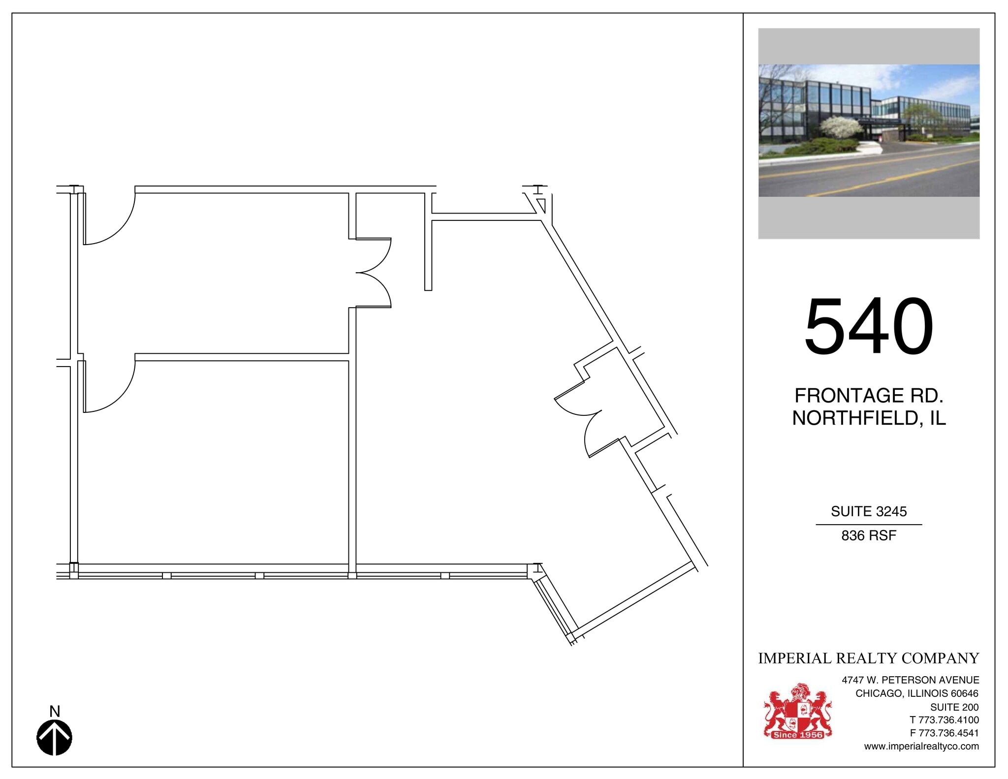 540-550 W Frontage Rd, Northfield, IL for lease Site Plan- Image 1 of 1