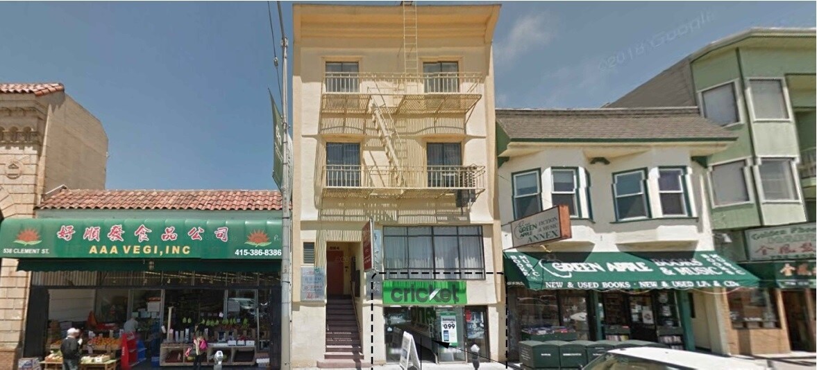 524 Clement St, San Francisco, CA for sale Primary Photo- Image 1 of 1