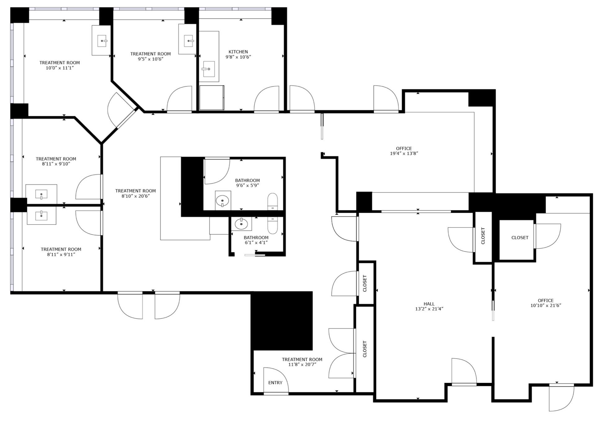 2021 K St NW, Washington, DC for lease Floor Plan- Image 1 of 1