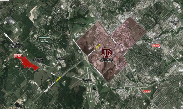 Highway 47, Bryan, TX à vendre - Aérien - Image 1 de 3