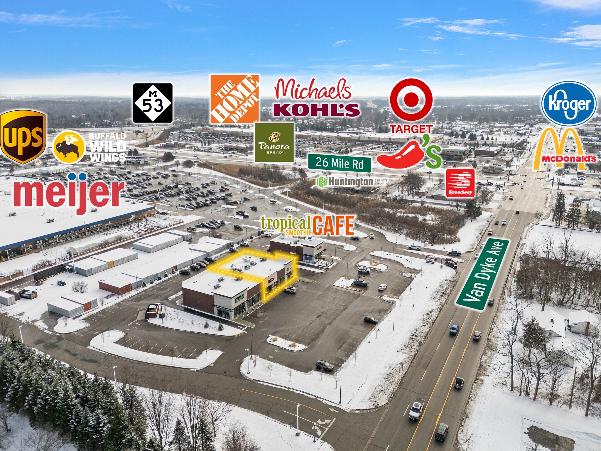 57336 Van Dyke Rd, Washington Twp, MI à louer Photo du bâtiment- Image 1 de 1