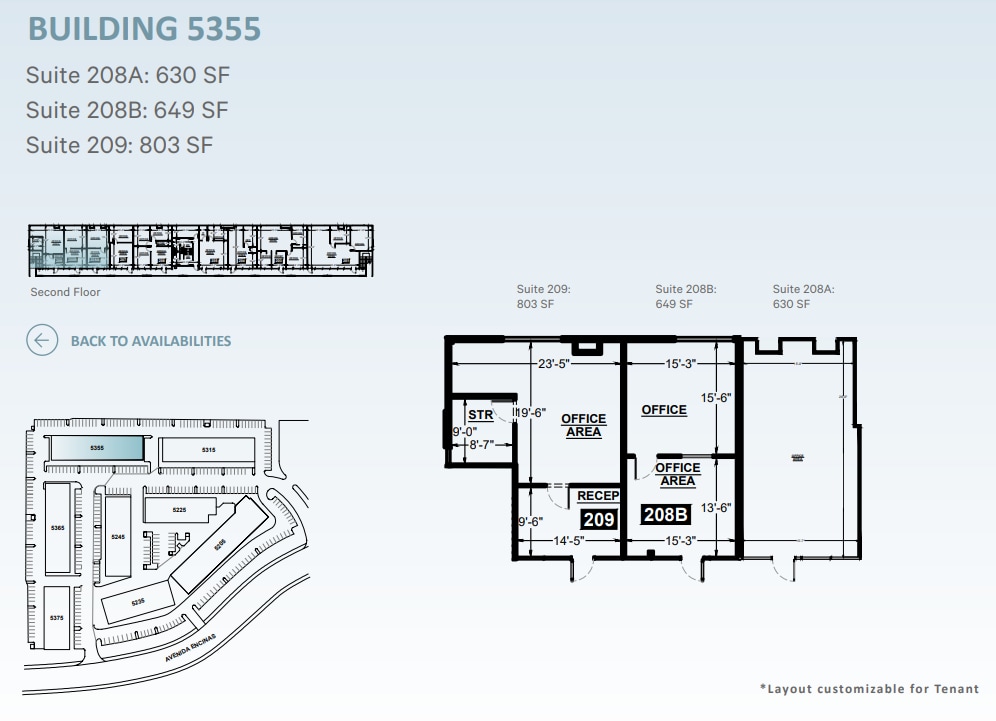 5205 Avenida Encinas, Carlsbad, CA à louer Plan d’étage- Image 1 de 1