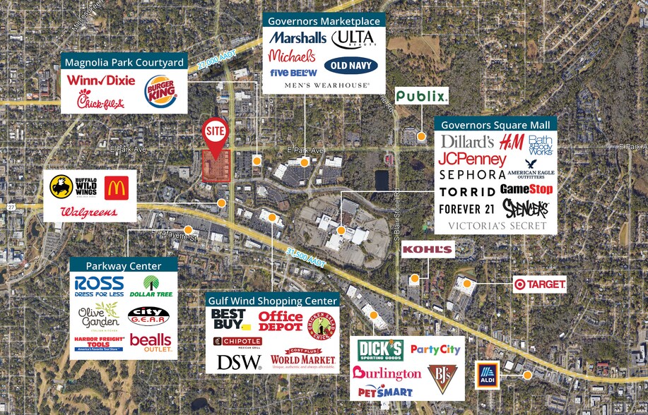 216 S Magnolia Dr, Tallahassee, FL à louer - Photo du bâtiment - Image 3 de 10