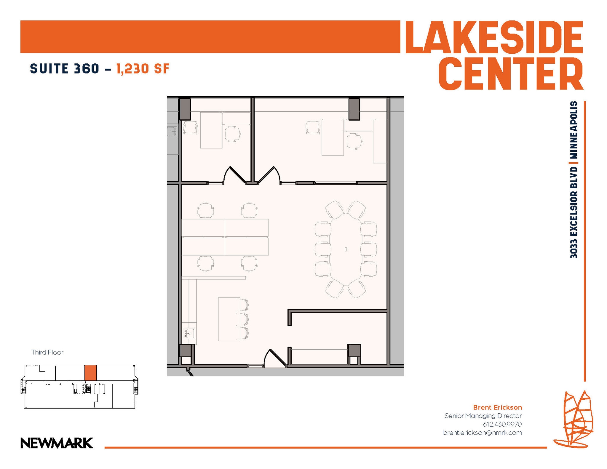 3033 Excelsior Blvd, Minneapolis, MN à louer Plan d’étage- Image 1 de 1