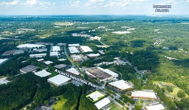 3400 Atlanta Industrial Pky NW, Atlanta, GA - AERIAL  map view