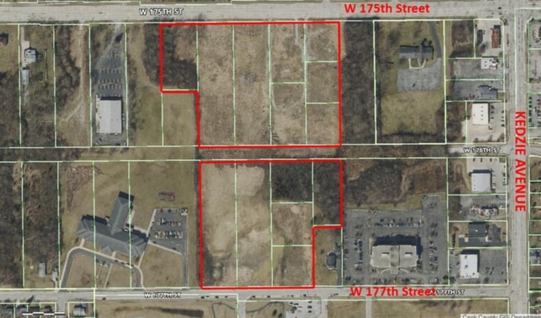 175th & 176th Street, Hazel Crest, IL à vendre - Aérien - Image 1 de 1