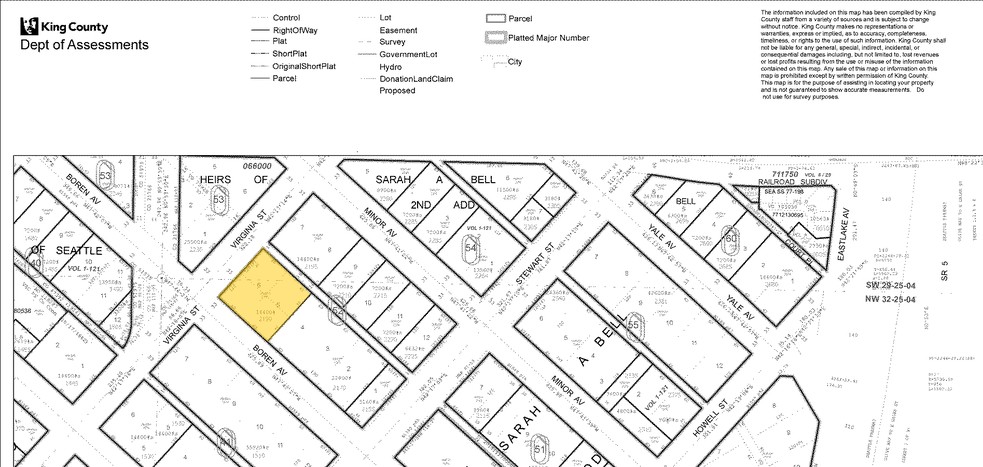 1930 Boren Ave, Seattle, WA à louer - Plan cadastral - Image 1 de 1