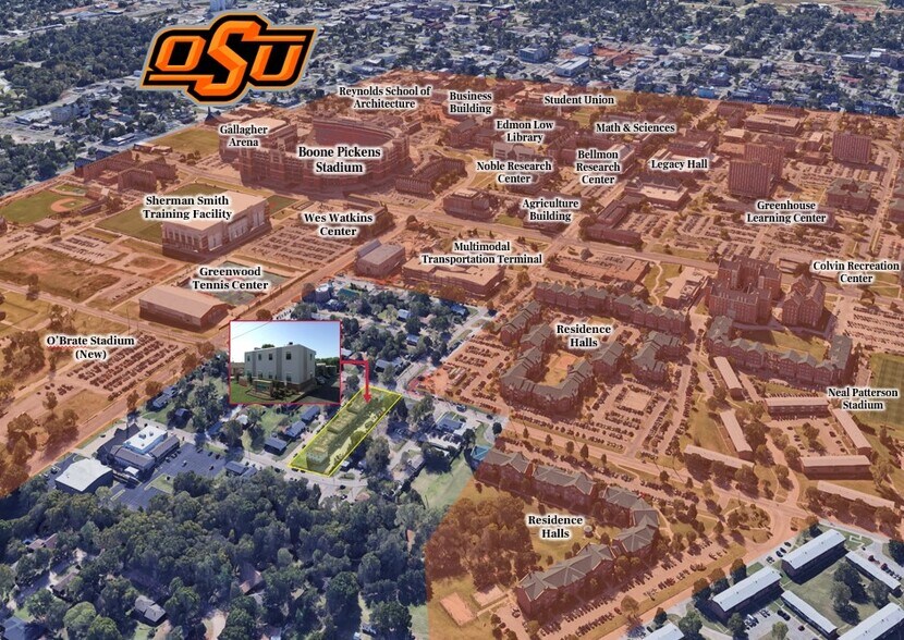 808 N Monroe St, Stillwater, OK à vendre - Photo du bâtiment - Image 2 de 9