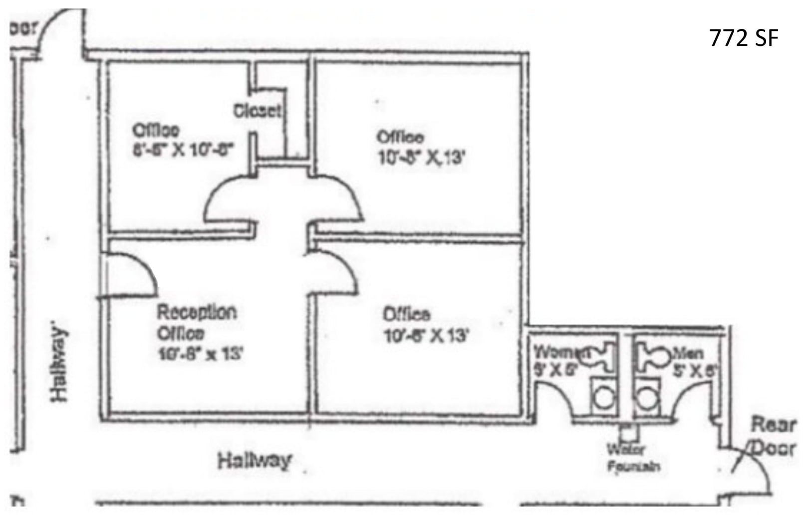 1340 S main St, Grapevine, TX à louer Plan d’étage- Image 1 de 1