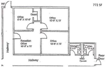 1340 S main St, Grapevine, TX à louer Plan d’étage- Image 1 de 1