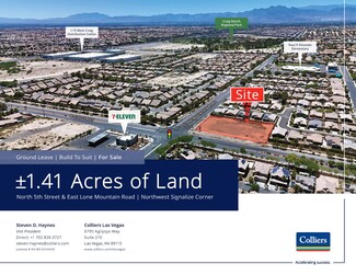 Plus de détails pour 440 E Lone Mountain Rd, North Las Vegas, NV - Terrain à vendre