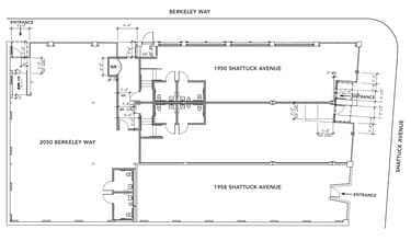 2050 Berkeley Way, Berkeley, CA for lease Floor Plan- Image 2 of 2