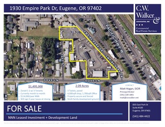 Plus de détails pour 1930 Empire Park Dr, Eugene, OR - Industriel à vendre