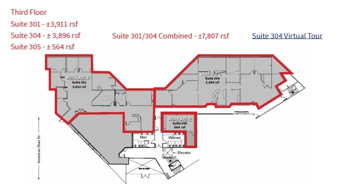 2335 American River Dr, Sacramento, CA for lease Floor Plan- Image 1 of 1