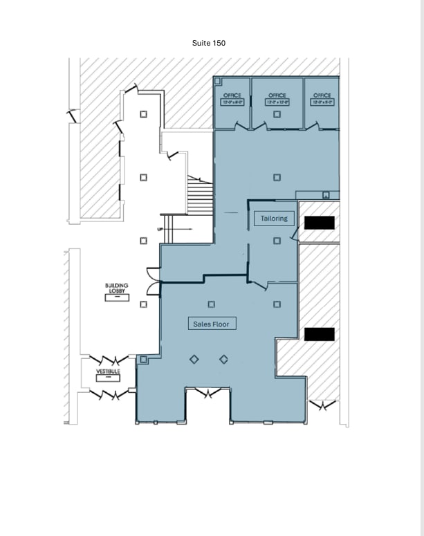 22 E Washington St, Indianapolis, IN for lease Typical Floor Plan- Image 1 of 1