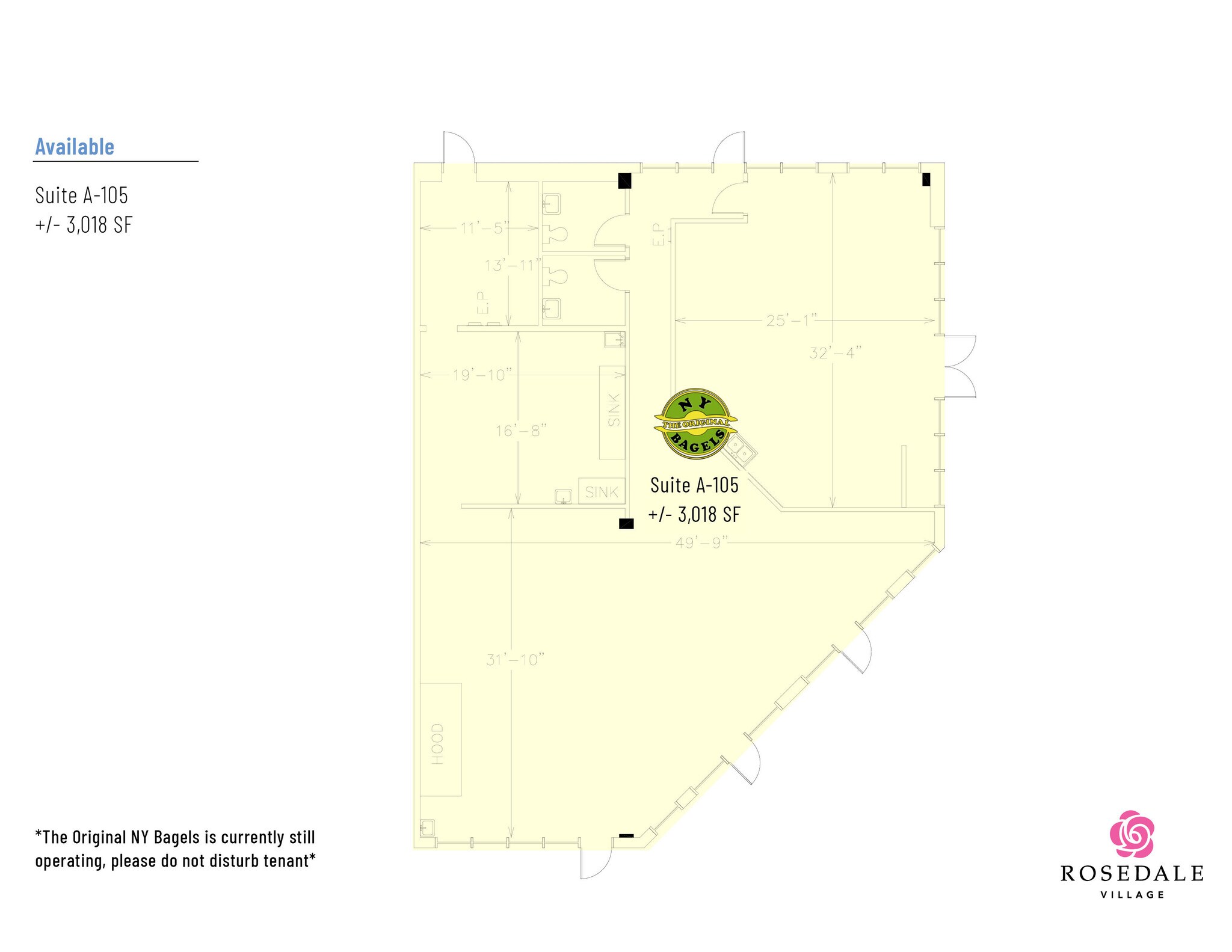 9810-9848 Gilead Rd, Huntersville, NC à louer Plan d’étage- Image 1 de 1