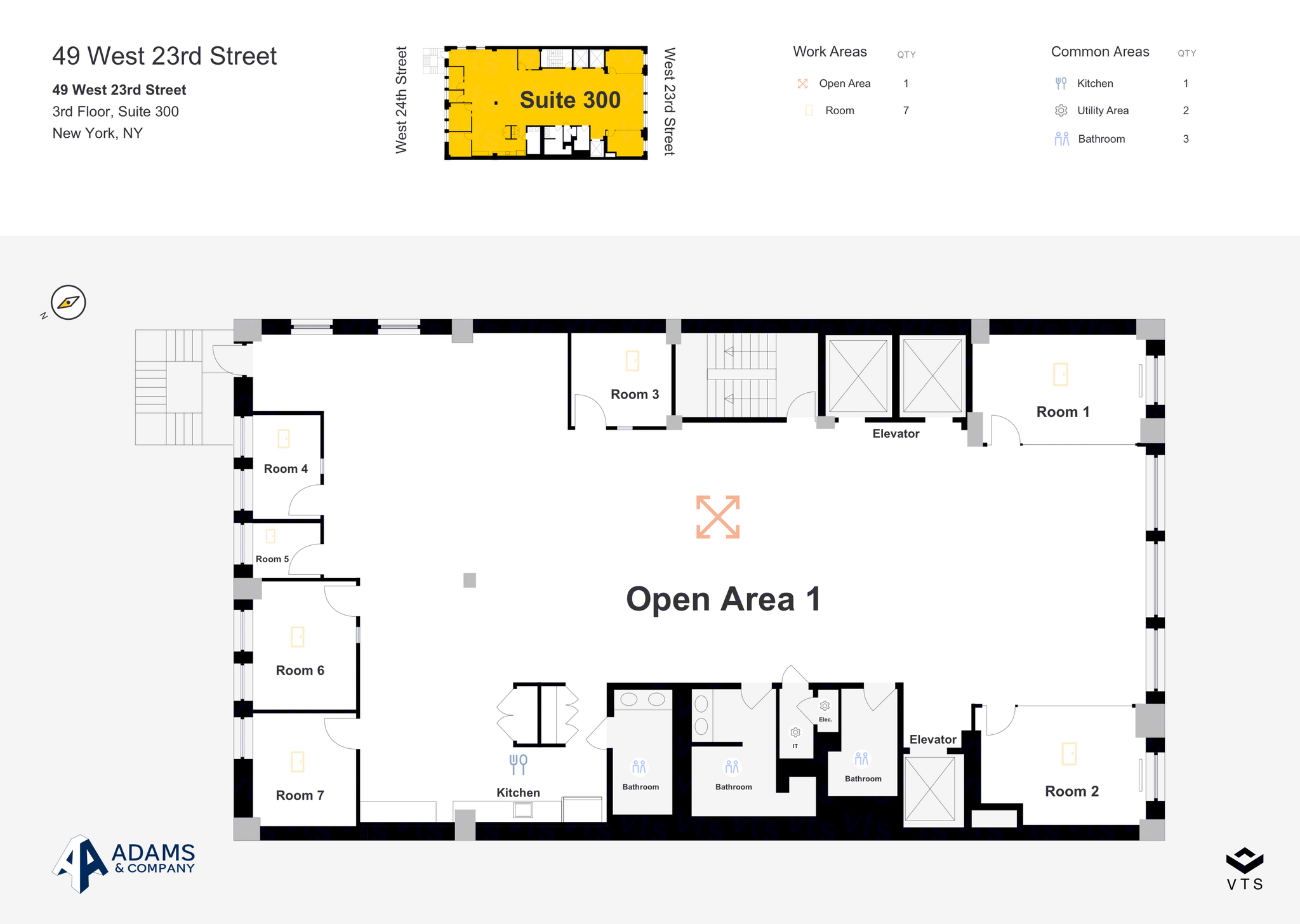 49 W 23rd St, New York, NY for lease Floor Plan- Image 1 of 4