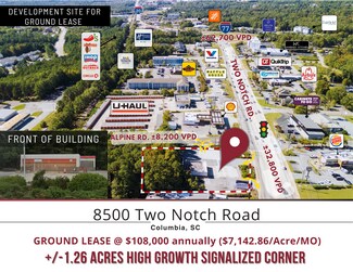 Plus de détails pour 8500 Two Notch Rd, Columbia, SC - Commerce de détail à louer