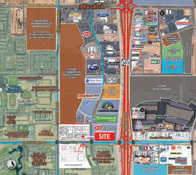 Cotton Ln & Cactus Rd, Surprise, AZ à louer - Aérien - Image 1 de 2