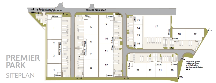 7 Premier Park Rd, London à louer - Plan de site - Image 2 de 4