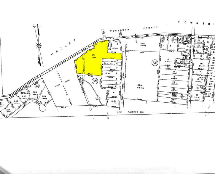 670 N Beers St, Holmdel, NJ à louer - Plan cadastral - Image 2 de 2