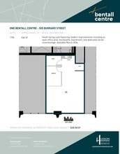 505 Burrard St, Vancouver, BC for lease Floor Plan- Image 1 of 1