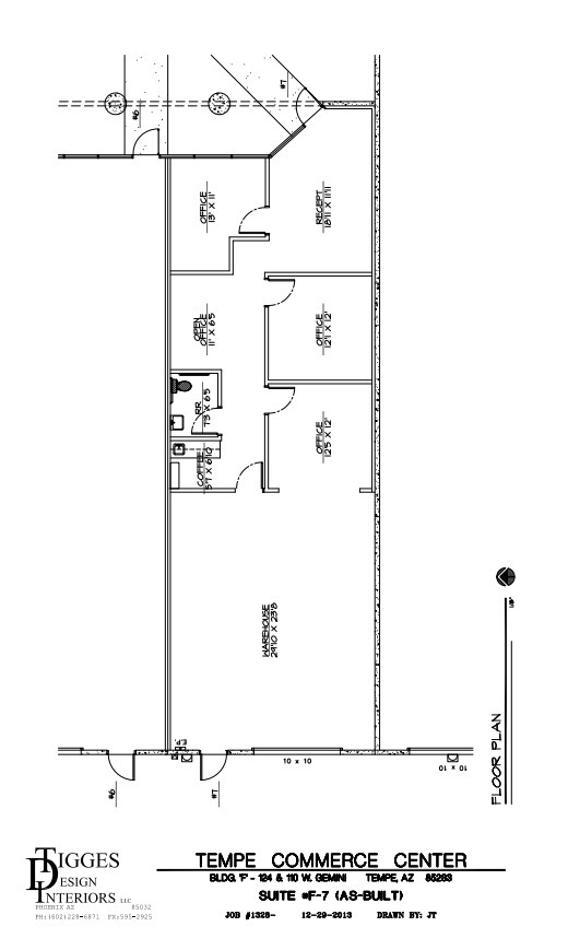 6105 S Ash Ave, Tempe, AZ for lease Floor Plan- Image 1 of 1