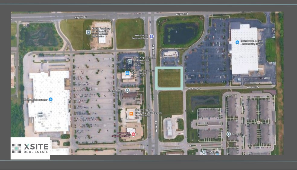 SEC Weber Rd & Airport Romeoville IL rd, Romeoville, IL for lease - Building Photo - Image 1 of 1