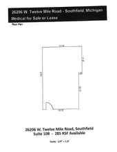 26206 W 12 Mile Rd, Southfield, MI for lease Floor Plan- Image 1 of 1
