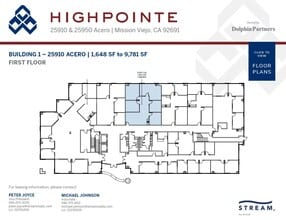 25950 Acero, Mission Viejo, CA à louer Plan d’étage- Image 1 de 1