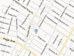 1423-1425 Hodiamont Ave, Saint Louis, MO - AÉRIEN  Vue de la carte