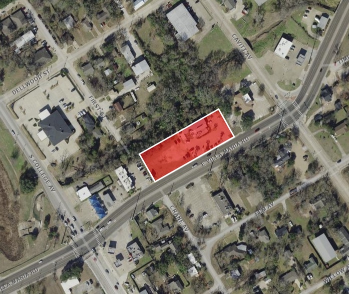 206 E Villa Maria Rd, Bryan, TX for lease - Aerial - Image 2 of 3