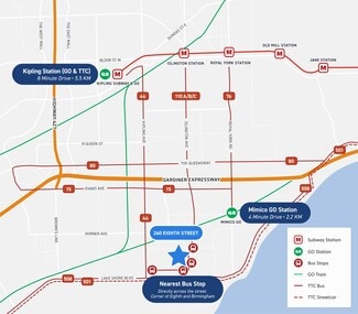 Plus de détails pour 260 Eighth St, Toronto, ON - Industriel à louer