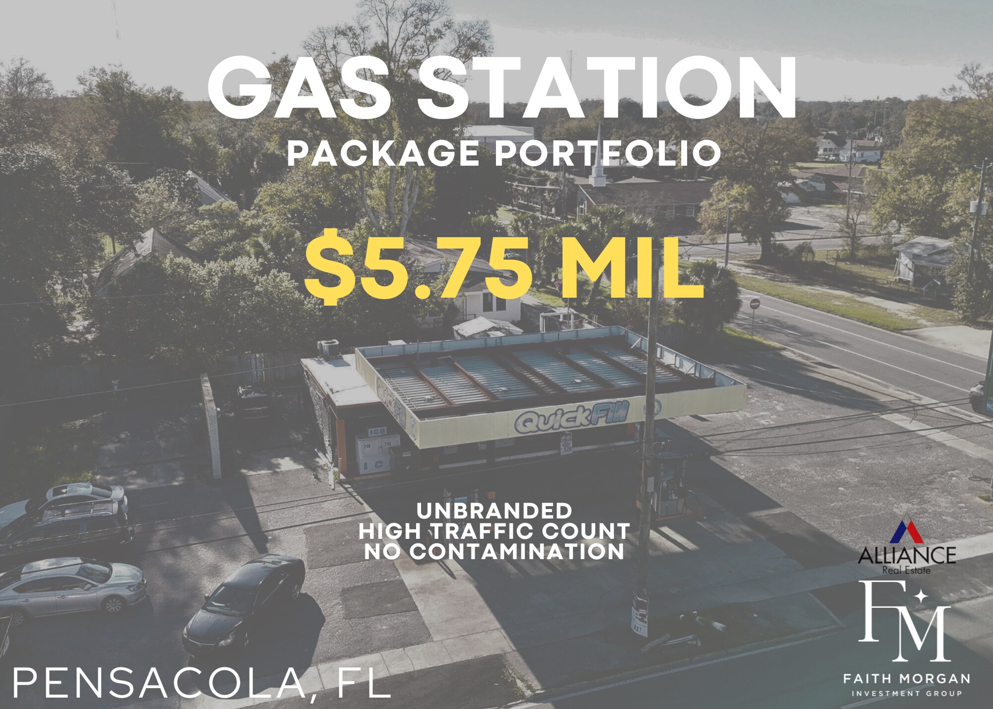 5 Gas Stations Unbranded Pensacola FL portfolio of 5 properties for sale on LoopNet.ca Building Photo- Image 1 of 2