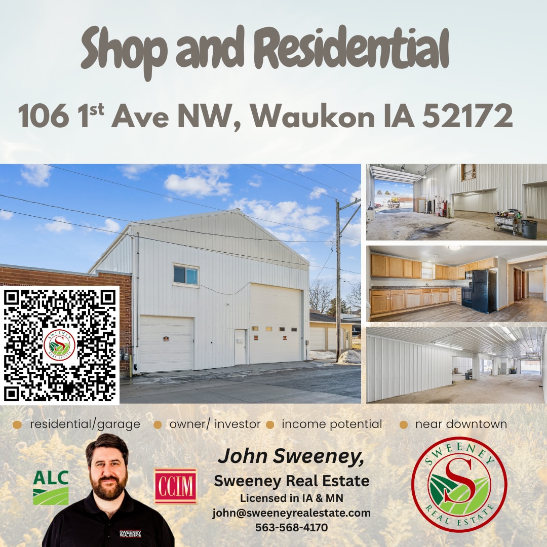 106 1st Ave NW, Waukon, IA for sale Primary Photo- Image 1 of 24