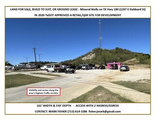 Plus de détails pour 1207 E Hubbard St, Mineral Wells, TX - Bureau/Commerce de détail, Commerce de détail à louer