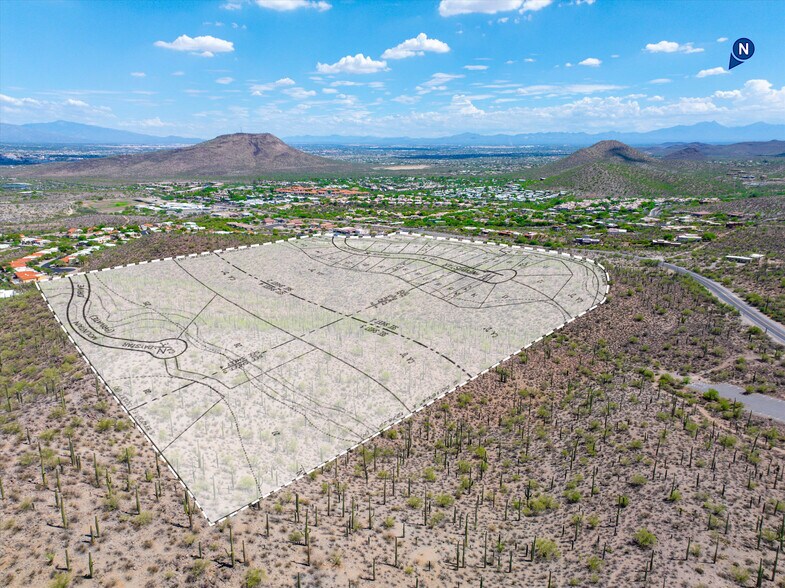 W NWC of Anklam Rd and Greasewood Rd, Tucson, AZ à vendre - Aérien - Image 1 de 5