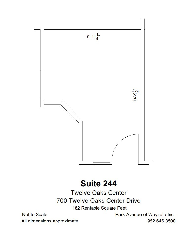 600 Twelve Oaks Center Dr, Wayzata, MN à louer Plan d  tage- Image 1 de 1