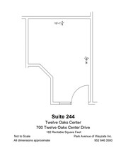 600 Twelve Oaks Center Dr, Wayzata, MN à louer Plan d  tage- Image 1 de 1