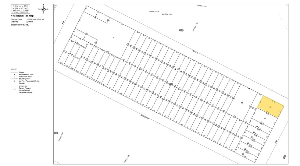 32-34 5th Ave, Brooklyn, NY à louer - Plan cadastral - Image 2 de 22