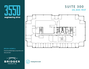 3550 Engineering Dr, Peachtree Corners, GA à louer Plan d  tage- Image 1 de 1