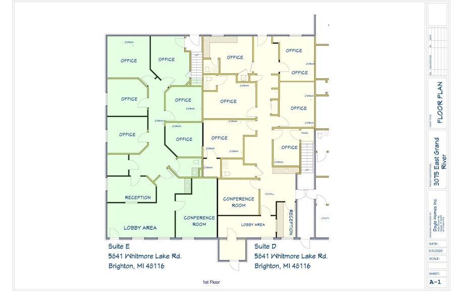 5841 Whitmore Lake Rd, Brighton, MI for lease - Floor Plan - Image 2 of 26