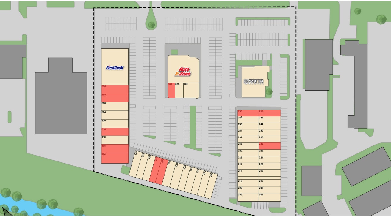 6444 NW Expressway St, Oklahoma City, OK à louer Plan de site- Image 1 de 1